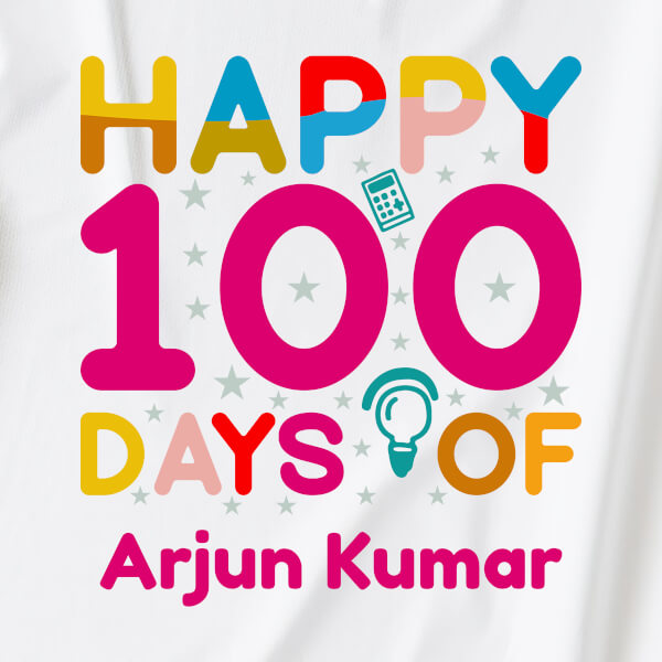 Custom Happy 100 Days of The Baby Milestone Collection Jumpsuit Design