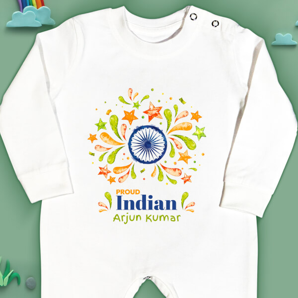 Custom Proud Indian Special Days Jumpsuit Design