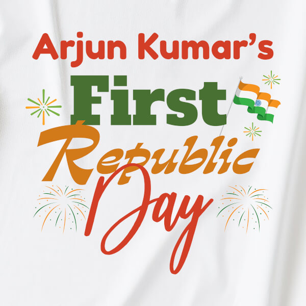 Custom 1st Repubilc Day For The Baby Special Days Jumpsuit Design