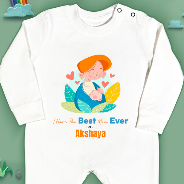 Custom I Have The Best Mom Ever Special Days Jumpsuit Design