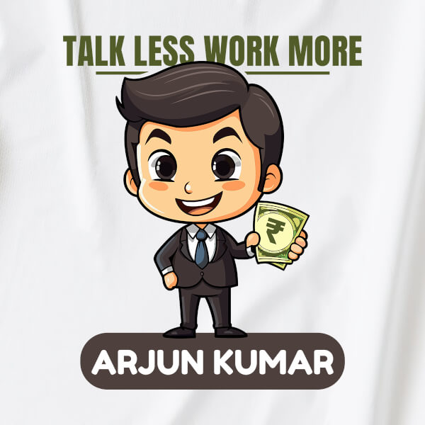 Custom Talk Less Work More Future Heros Rompers Design