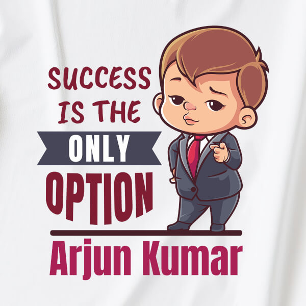 Custom Success is The Only Option Future Heros Rompers Design