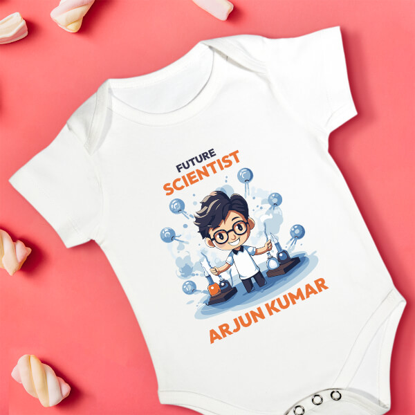 Custom The Experiments of The Future Scientist Future Heros Rompers Design