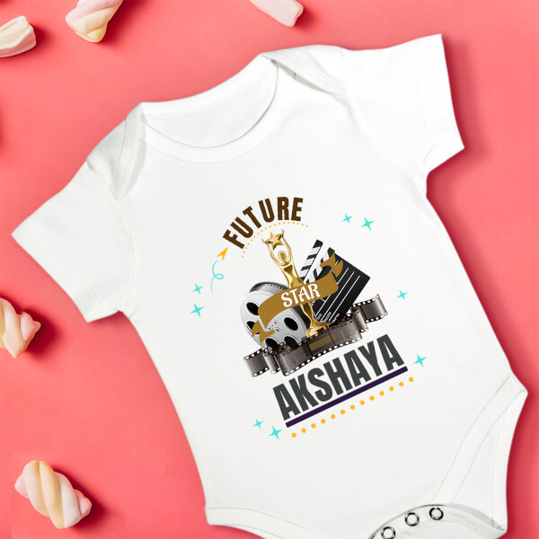 Custom The Future Action Star Future Heros Rompers Design