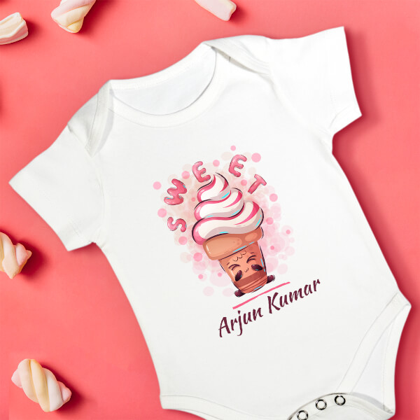 Custom The Blushing Ice Cream General Rompers Design