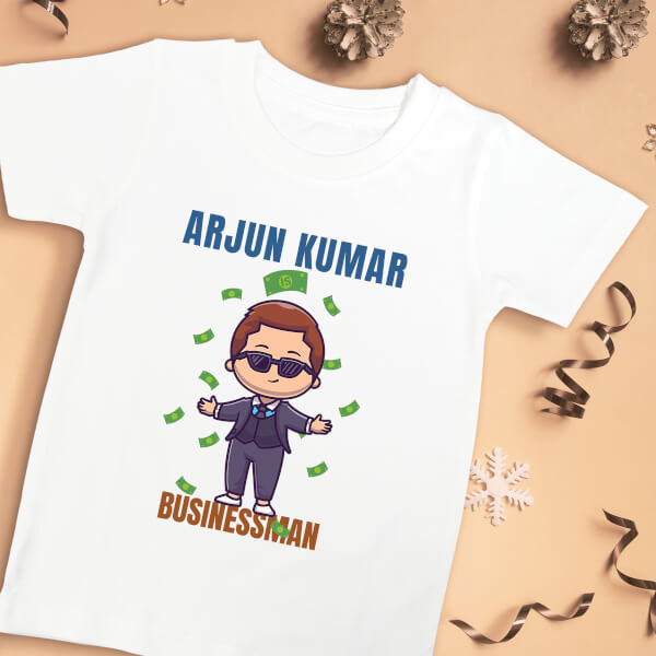 Custom The Businessman Future Heros Tshirt Design