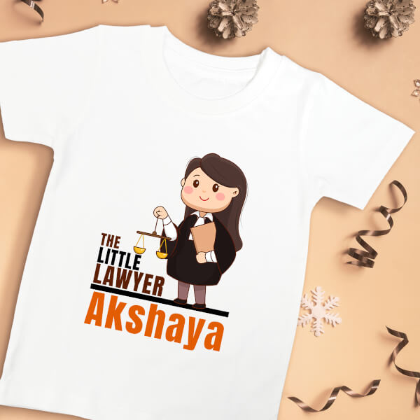 Custom The Little Lawyer Future Heros Tshirt Design