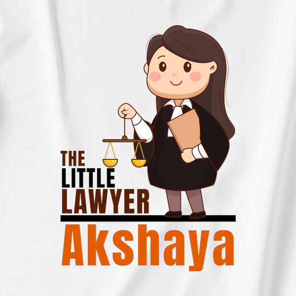 Custom The Little Lawyer Future Heros Tshirt Design