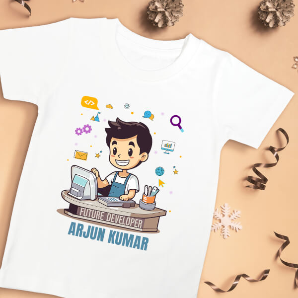 Custom The Future Developer Future Heros Tshirt Design