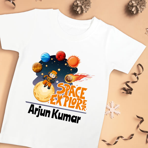 Custom The Space Explorer General Tshirt Design