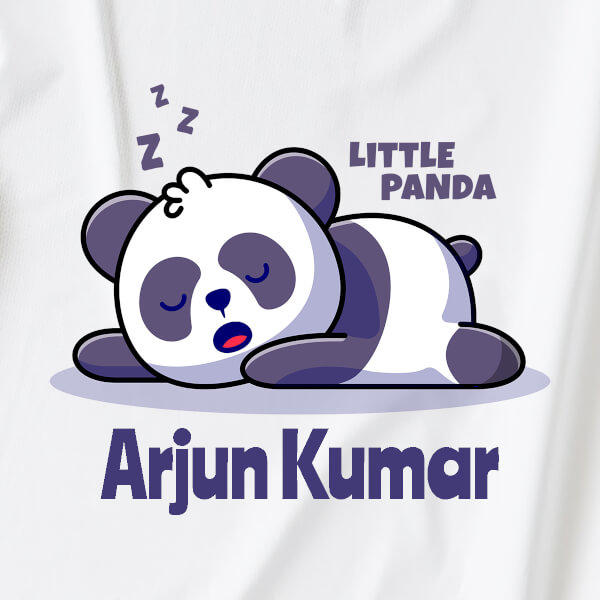 Custom The Little Sleeping Panda General Tshirt Design