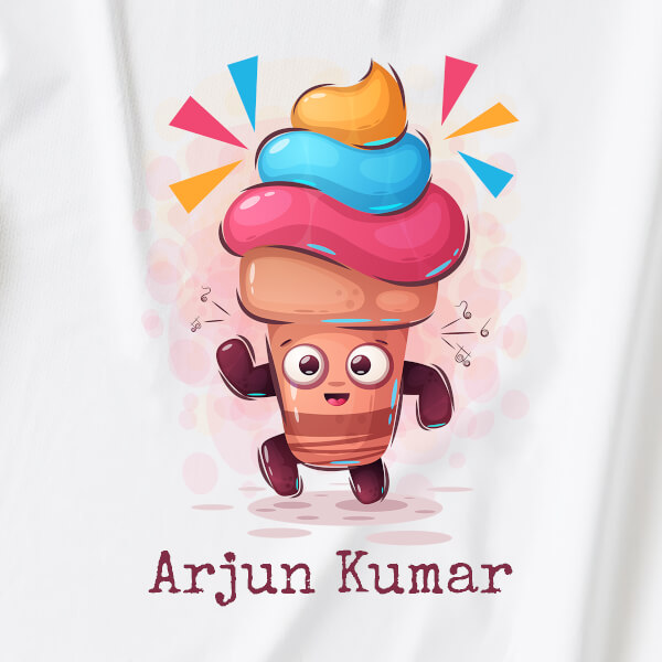 Custom The Dancing Ice Cream General Tshirt Design