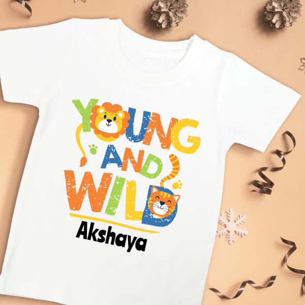 Custom Young and Wild General Tshirt Design