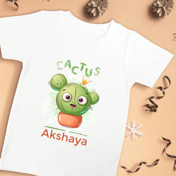 Custom The Cute Cactus General Tshirt Design