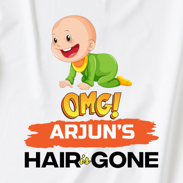 Custom OMG Hair is Gone Milestone Collection Tshirt Design