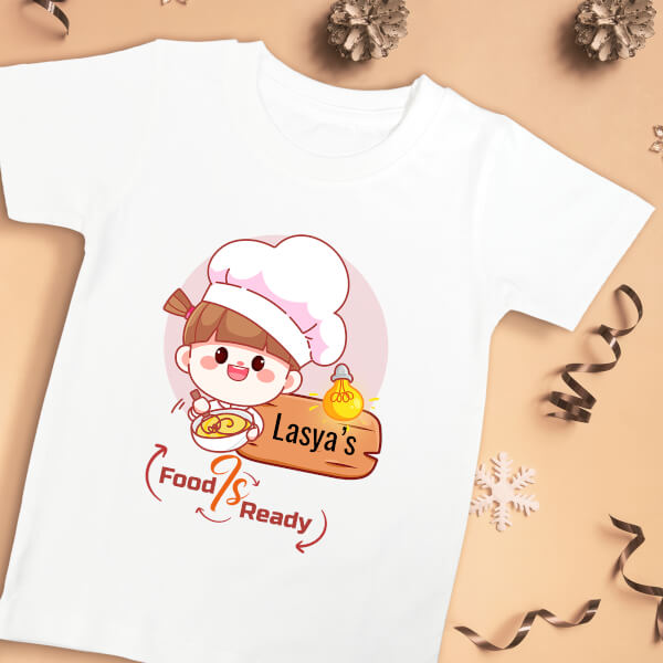 Custom Food is Ready For The Baby Milestone Collection Tshirt Design