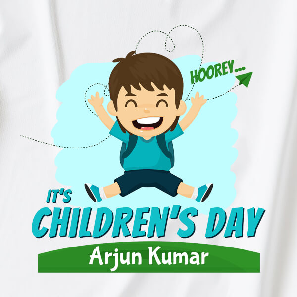 Custom Its Childrens Day Special Days Tshirt Design