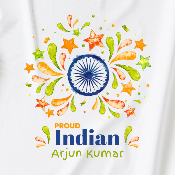 Custom Proud Indian Special Days Tshirt Design