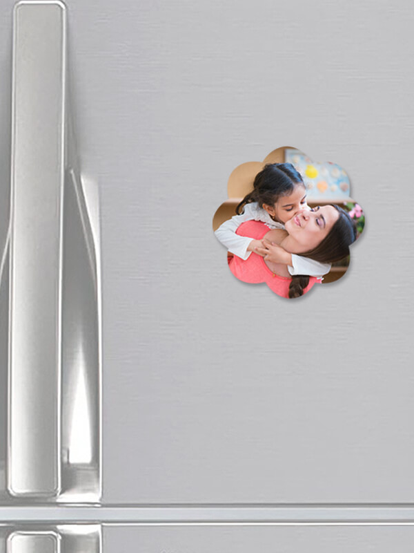 Custom Acrylic Fridge Magnet In Flower Shape