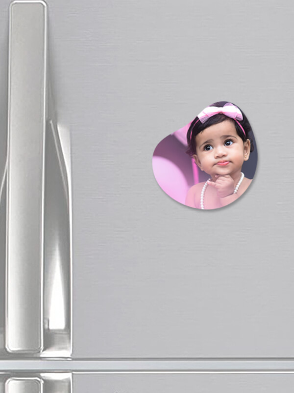 Custom Bean Shaped Acrylic Fridge Magnet