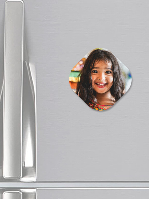 Custom Curved Pentagon AcrylicFridge Magnet