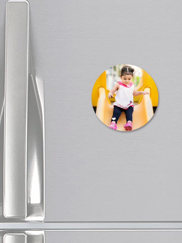 Custom Acrylic Round Fridge Magnet