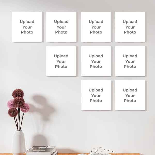 Custom Full Pic Upload Design:  Mini Square Photo Collage
