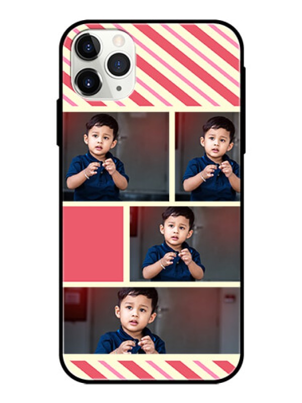 Custom Apple iPhone 11 Pro Max Personalized Glass Phone Case  - Picture Upload Mobile Case Design