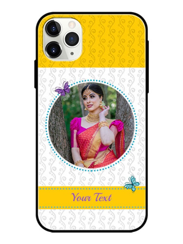 Custom Apple iPhone 11 Pro Max Custom Glass Mobile Case  - Girls Premium Case Design