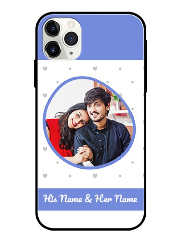 Custom Apple iPhone 11 Pro Max Photo Printing on Glass Case  - Premium Case Design