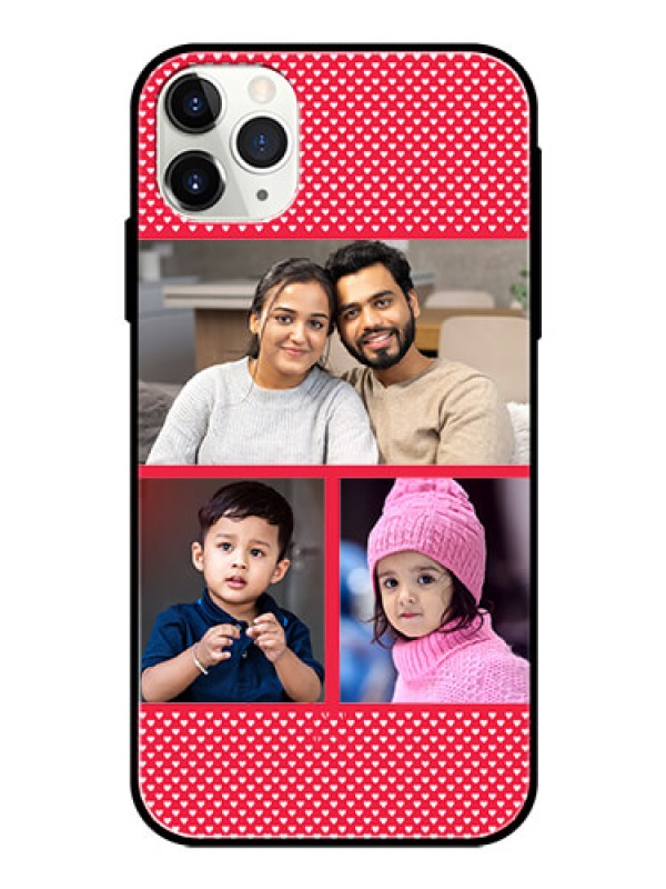 Custom Apple iPhone 11 Pro Max Personalized Glass Phone Case  - Bulk Pic Upload Design
