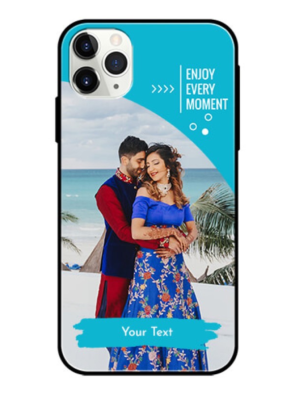 Custom Apple iPhone 11 Pro Max Custom Glass Mobile Case  - Happy Moment Design