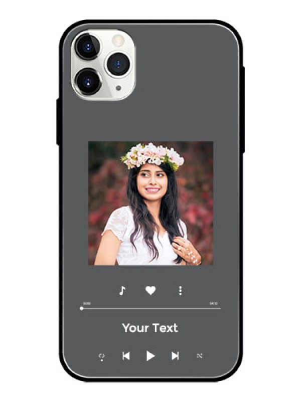Custom iPhone 11 Pro Max Custom Glass Mobile Case - Play The Music Design