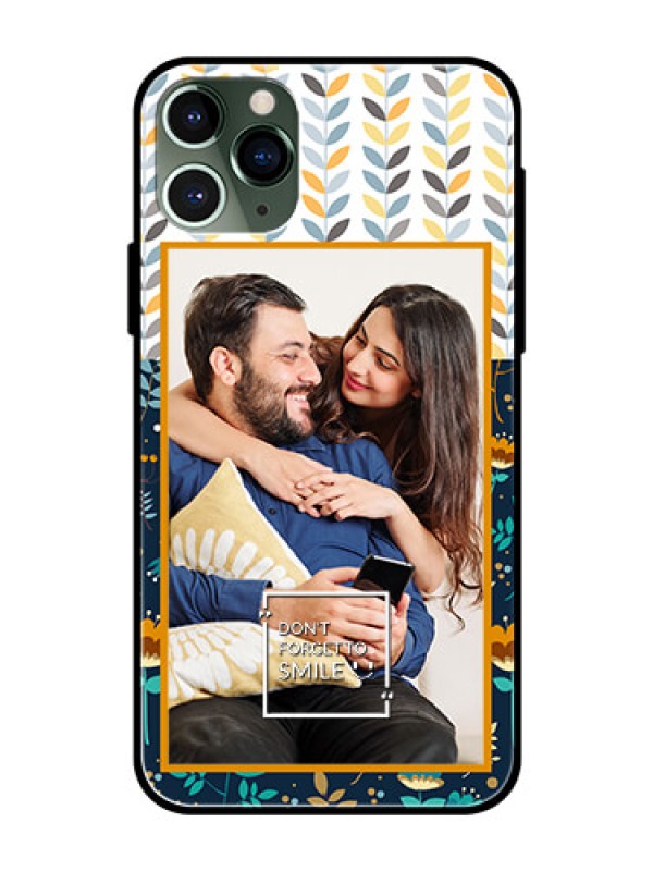 Custom Apple iPhone 11 Pro Custom Glass Mobile Case  - Pattern Design