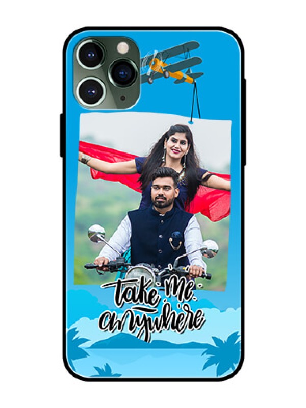 Custom Apple iPhone 11 Pro Custom Glass Mobile Case  - Traveller Design 