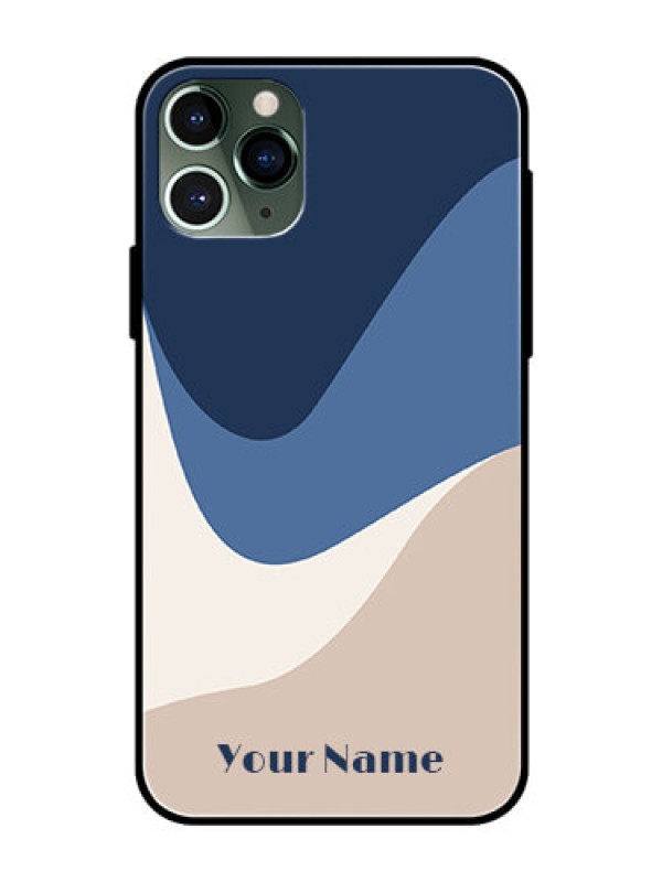 Custom iPhone 11 Pro Custom Glass Phone Case - Abstract Drip Art Design