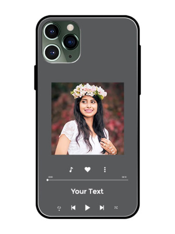 Custom iPhone 11 Pro Custom Glass Mobile Case - Play The Music Design