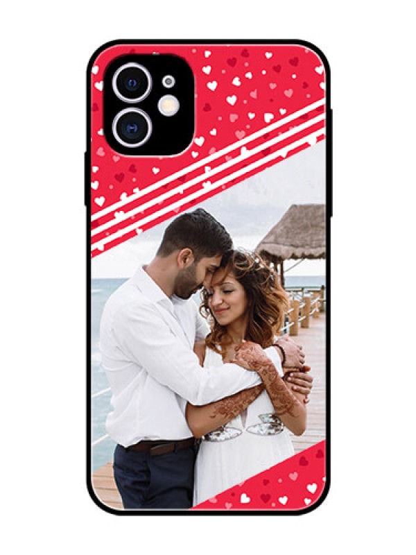 Custom Apple iPhone 11 Custom Glass Mobile Case  - Valentines Gift Design