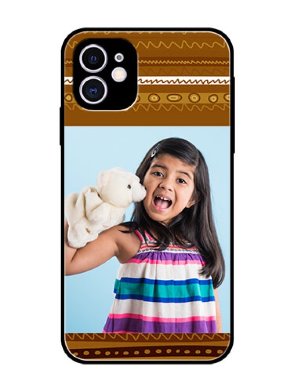 Custom Apple iPhone 11 Custom Glass Phone Case  - Friends Picture Upload Design 