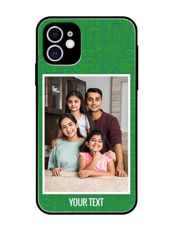 Custom Apple iPhone 11 Personalized Glass Phone Case  - Picture Upload Design