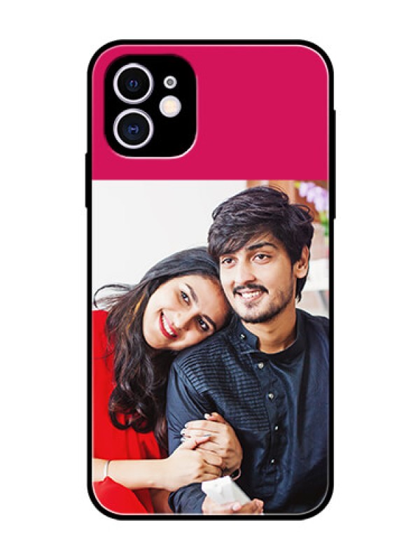Custom Apple iPhone 11 Custom Glass Mobile Case  - Anniversary Cover Design