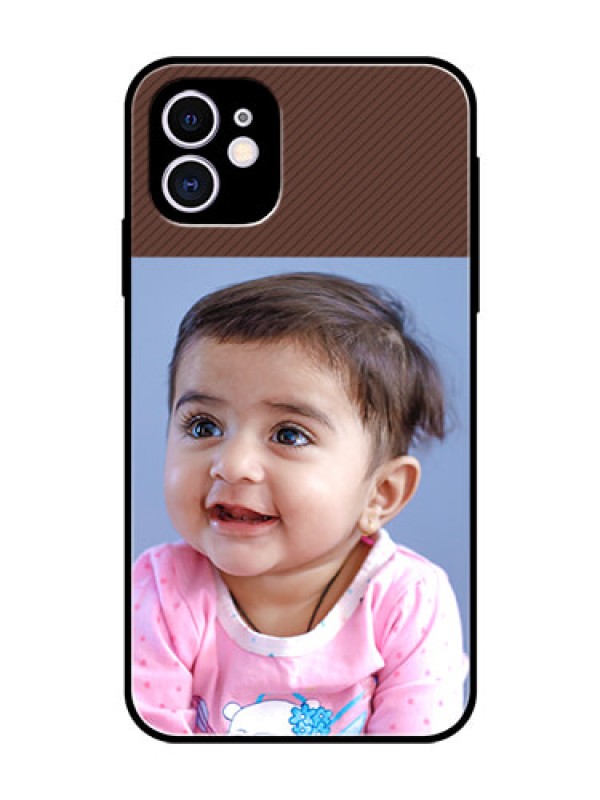 Custom Apple iPhone 11 Custom Glass Mobile Case  - Elegant Case Design
