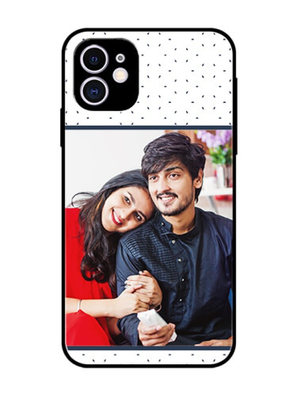Custom Apple iPhone 11 Personalized Glass Phone Case  - Premium Dot Design