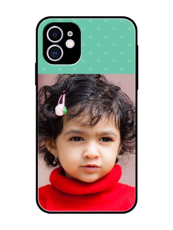 Custom Apple iPhone 11 Custom Glass Phone Case  - Lovers Picture Design