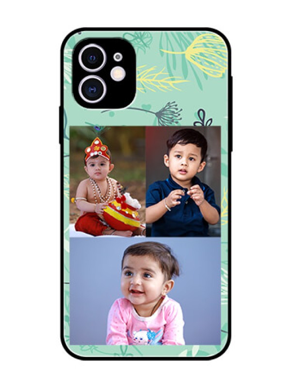 Custom Apple iPhone 11 Photo Printing on Glass Case  - Forever Family Design 