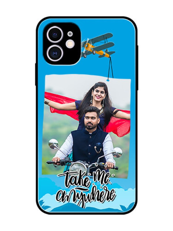 Custom Apple iPhone 11 Custom Glass Mobile Case  - Traveller Design 
