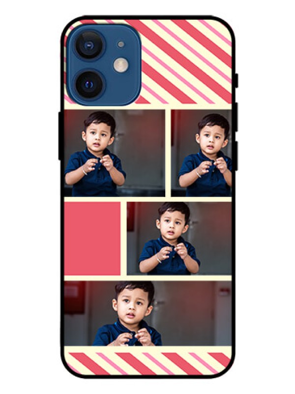 Custom Iphone 12 Mini Personalized Glass Phone Case  - Picture Upload Mobile Case Design