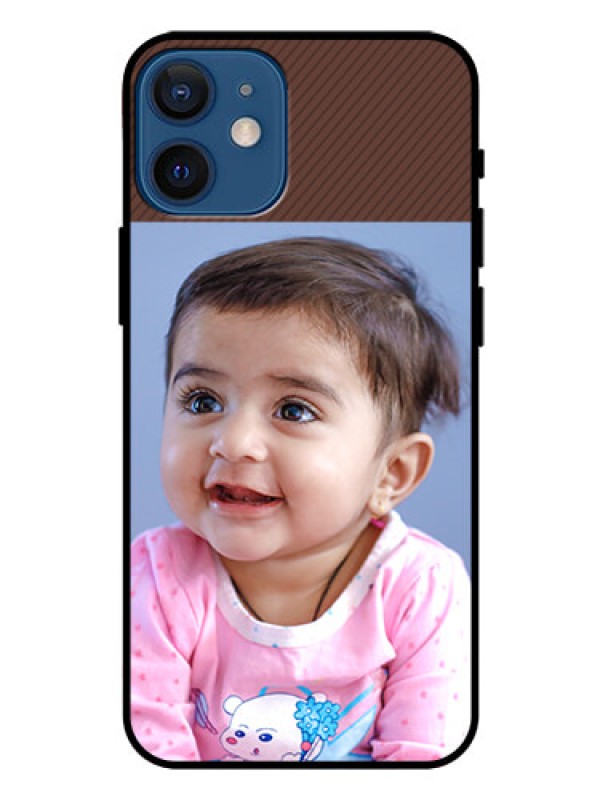 Custom Iphone 12 Mini Custom Glass Mobile Case  - Elegant Case Design