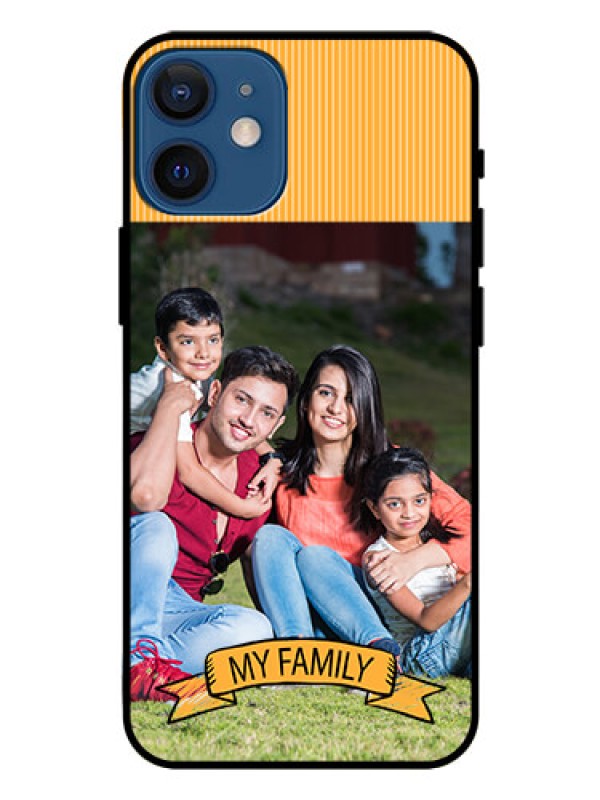 Custom Iphone 12 Mini Custom Glass Phone Case  - My Family Design