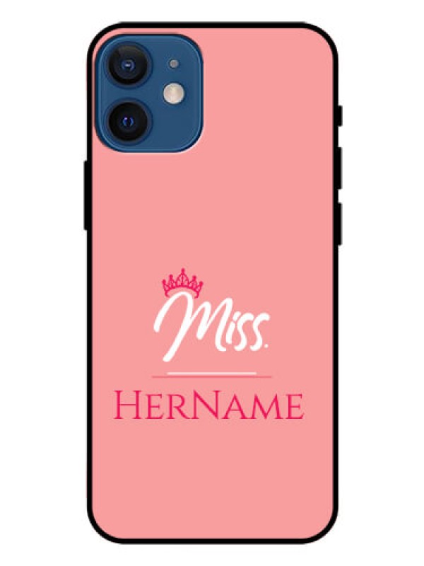 Custom Iphone 12 Mini Custom Glass Phone Case Mrs with Name
